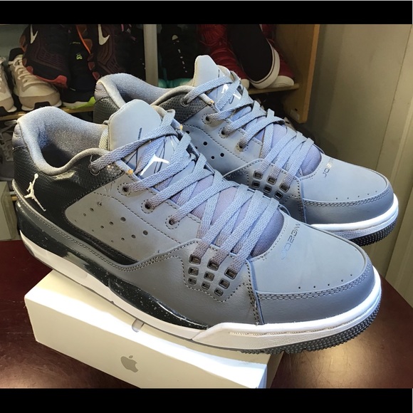 RARE 2013 Nike Jordan Flight Club Mens Basketball Shoes Grey Sneakers 599929-005 - Picture 3 of 16